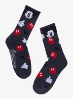 Disney Mickey Mouse Plush Head Crew Socks