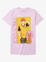Fruits Basket Kyo Pink Panel Boyfriend Fit Girls T-Shirt