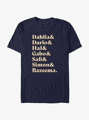 Disney Wish Dahlia & Dario Hal Gabo Safi Simon Bazeema T-Shirt