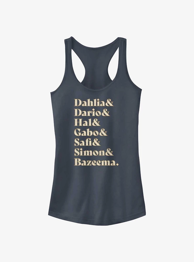 Disney Wish Dahlia & Dario Hal Gabo Safi Simon Bazeema Girls Tank