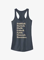 Disney Wish Dahlia & Dario Hal Gabo Safi Simon Bazeema Girls Tank