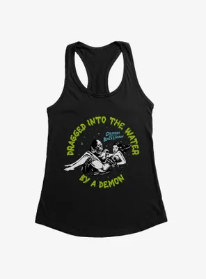 Creature From The Black Lagoon Dragged Into Water Womens Tank Top