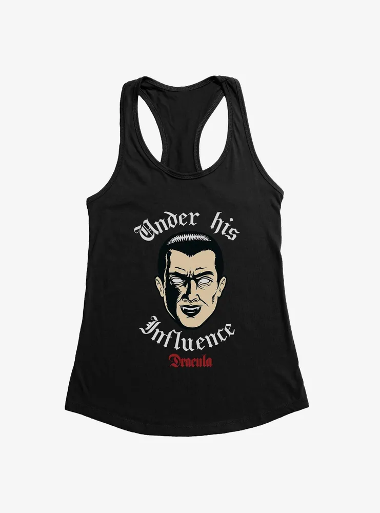 Universal Monsters Dracula Under His Influence Womens Tank Top