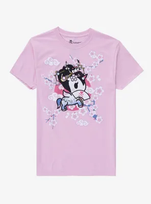 Jujutsu Kaisen X Hello Kitty And Friends Gojo Cinnamoroll Boyfriend Fit  Girls T-Shirt