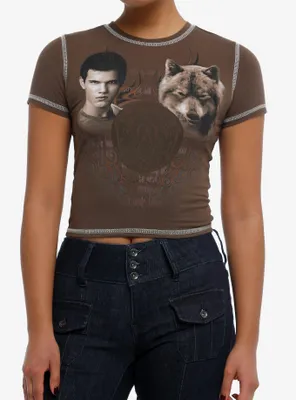 The Twilight Saga Jacob Werewolf Girls Crop Baby T-Shirt