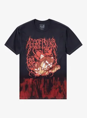 Aggretsuko Metal Dip-Dye T-Shirt