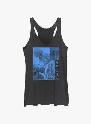 Attack on Titan Female Annie Collage Womens Tank Top