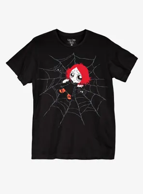 Ruby Gloom Spiderweb Boyfriend Fit Girls T-Shirt