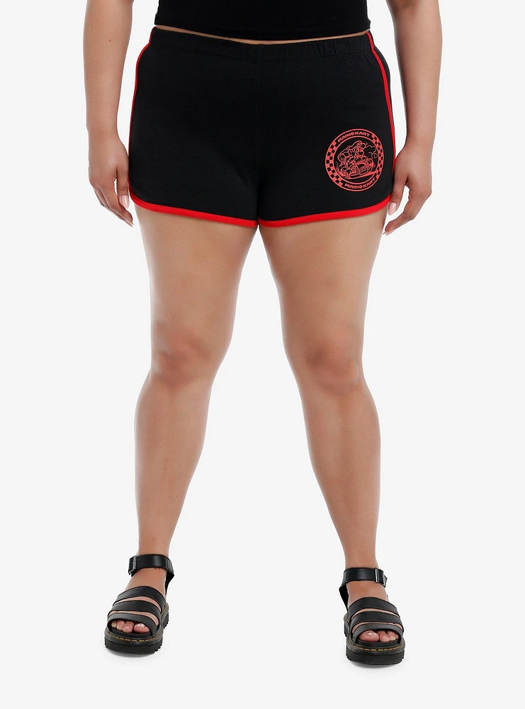 Mario Kart Red Stripe Lounge Shorts Plus