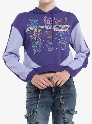 Pokemon Eevee Evolutions Iridescent Foil Girls Hoodie