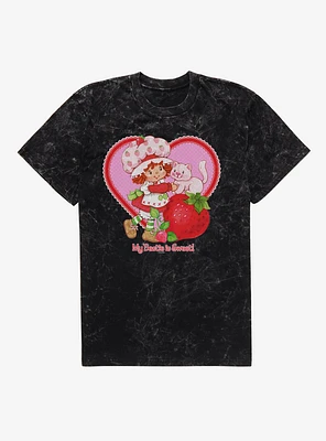 Strawberry Shortcake & Custard My Bestie Is Sweet Mineral Wash T-Shirt