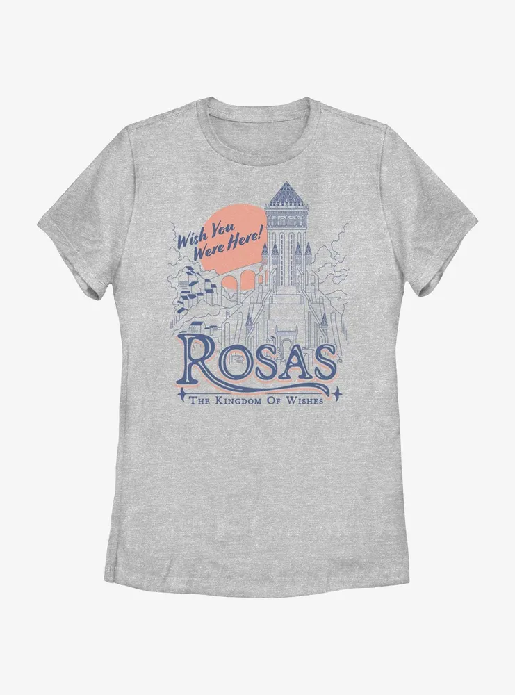 Disney Wish Rosas The Kingdom of Wishes Womens T-Shirt