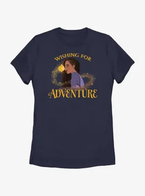 Disney Wish Asha and Star Wishing For Adventure Womens T-Shirt