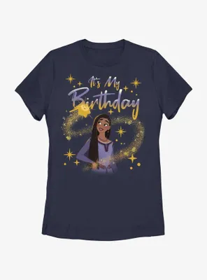 Disney Wish It's My Birthday Womens T-Shirt