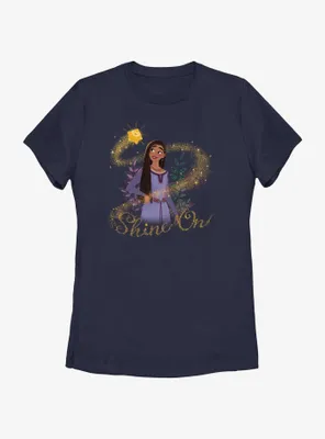 Disney Wish Shine On Asha and Star Womens T-Shirt