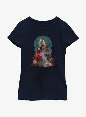 Disney Wish Group Shot Youth Girls T-Shirt