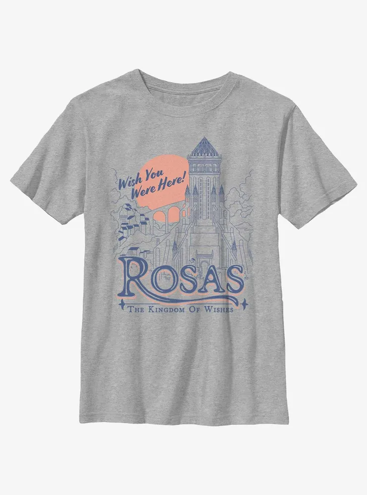 Disney Wish Rosas The Kingdom of Wishes Youth T-Shirt