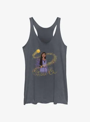 Disney Wish Shine On Asha and Star Womens Tank Top