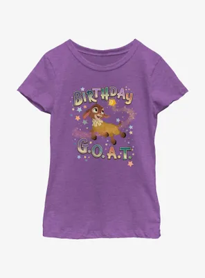 Disney Wish Birthday Goat Youth Girls T-Shirt