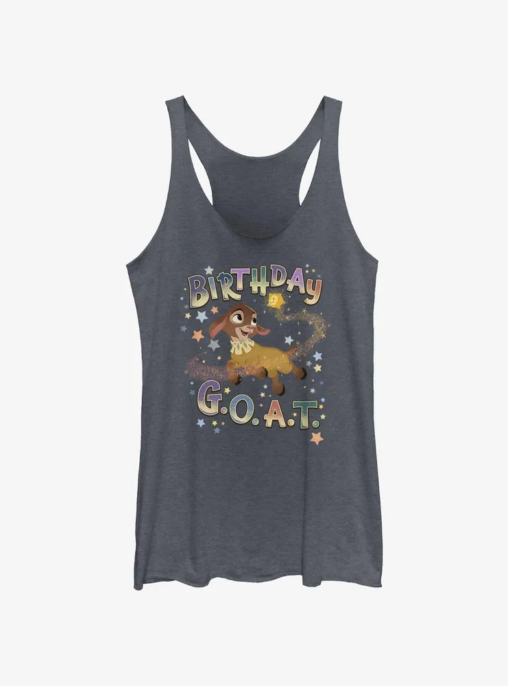 Disney Wish Birthday Goat Womens Tank Top