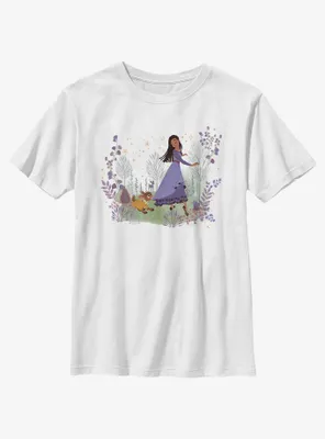 Disney Wish Magic Friends Asha and Valentino Youth T-Shirt