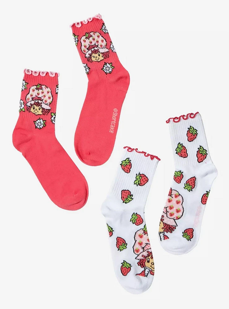 Strawberry Shortcake Strawberries Ankle Socks 2 Pair