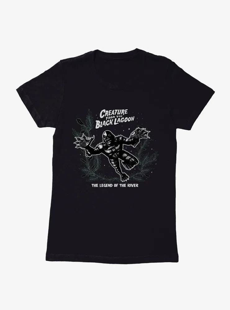 Creature From The Black Lagoon Legend Of River Womens T-Shirt