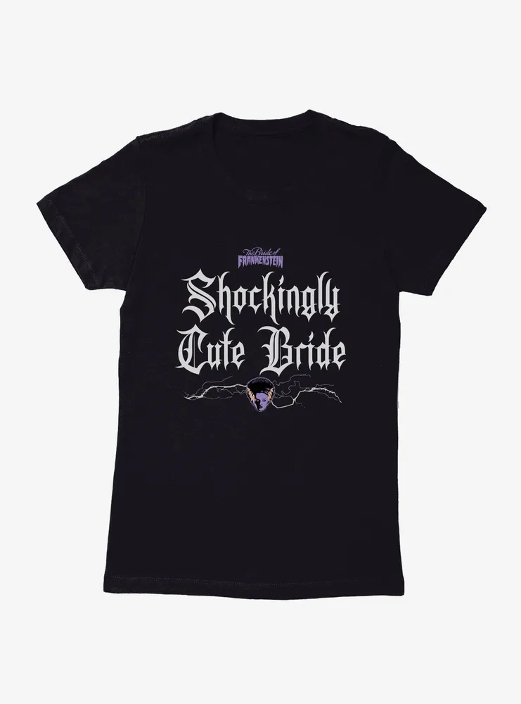 Bride Of Frankenstein Shockingly Cute Womens T-Shirt