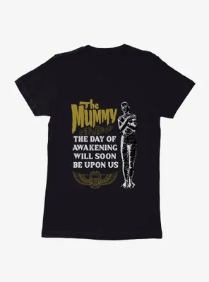 Universal Monsters The Mummy Day Of Awakening Womens T-Shirt