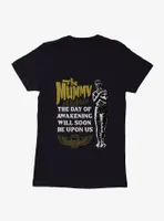 Universal Monsters The Mummy Day Of Awakening Womens T-Shirt