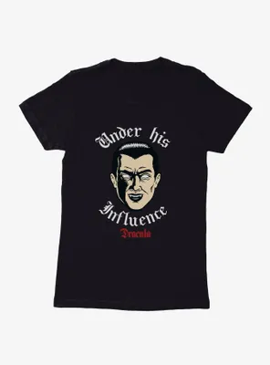 Universal Monsters Dracula Under His Influence Womens T-Shirt