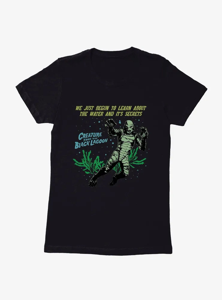 Creature From The Black Lagoon Water And It's Secrets Womens T-Shirt