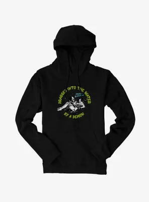 Creature From The Black Lagoon Dragged Into Water Hoodie