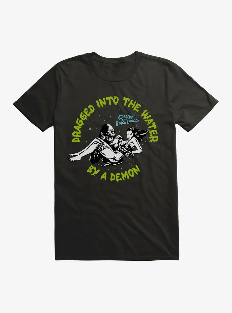 Creature From The Black Lagoon Dragged Into Water T-Shirt