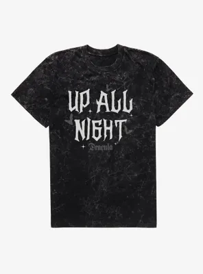 Universal Monsters Dracula Up All Night Mineral Wash T-Shirt