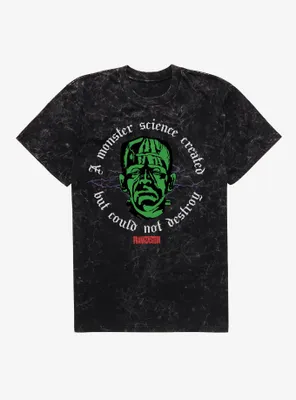 Universal Monsters Frankenstein A Monster Science Mineral Wash T-Shirt