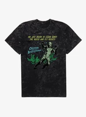 Creature From The Black Lagoon Water And It's Secrets Mineral Wash T-Shirt