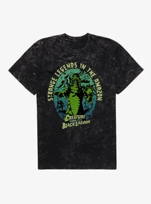 Creature From The Black Lagoon Strange Legends Mineral Wash T-Shirt