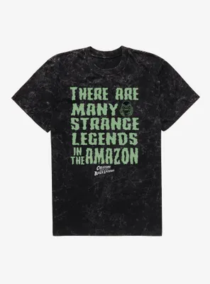 Creature From The Black Lagoon Many Strange Legends Mineral Wash T-Shirt