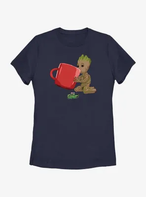 Marvel I Am Groot Drinking Womens T-Shirt