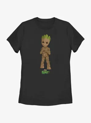 Marvel I Am Groot Little Cutie Womens T-Shirt