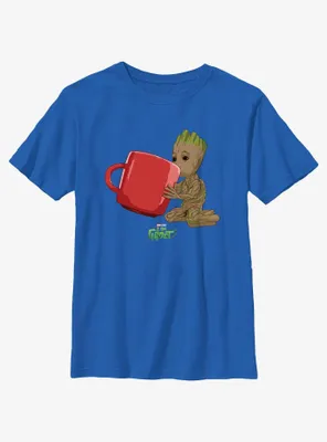 Marvel I Am Groot Drinking Youth T-Shirt