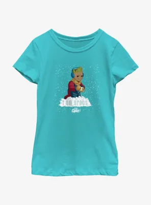Marvel I Am Groot Snowball Youth Girls T-Shirt