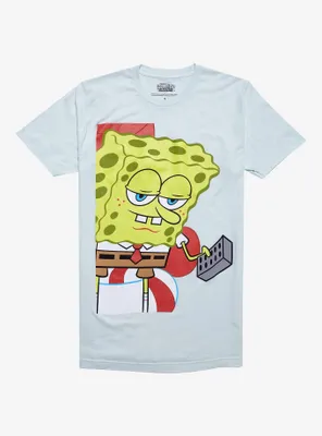 SpongeBob SquarePants Head Out Jumbo Print T-Shirt