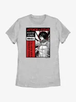 Attack on Titan Survey Corps Mikasa Womens T-Shirt