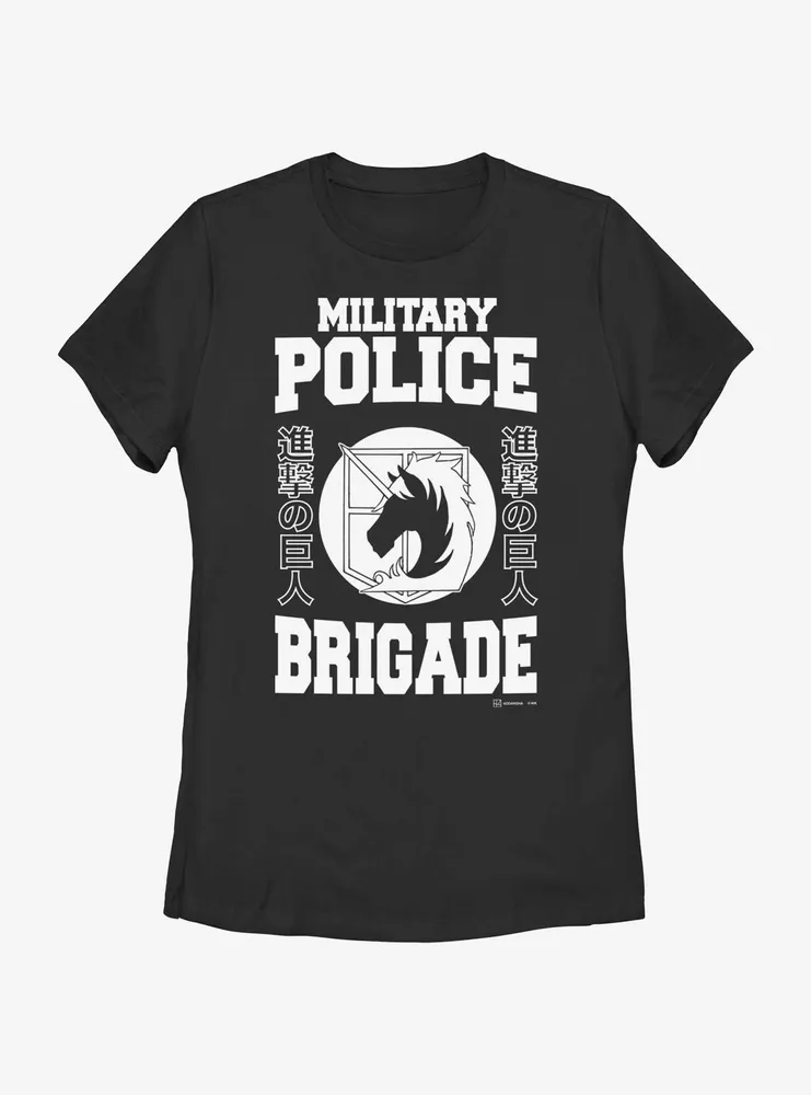 Attack on Titan Police Regiment Badge Womens T-Shirt