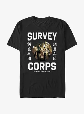 Attack on Titan Survey Corps Dedicate Your Hearts T-Shirt