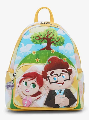 Loungefly Disney Pixar Up Carl & Ellie Cloud Gazing Mini Backpack - BoxLunch Exclusive