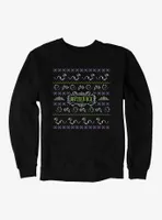 Beetlejuice Ugly Christmas Sweater Pattern Sweatshirt
