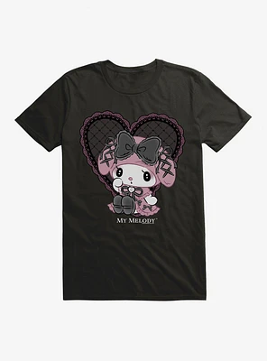 My Melody Lacey Black Heart T-Shirt